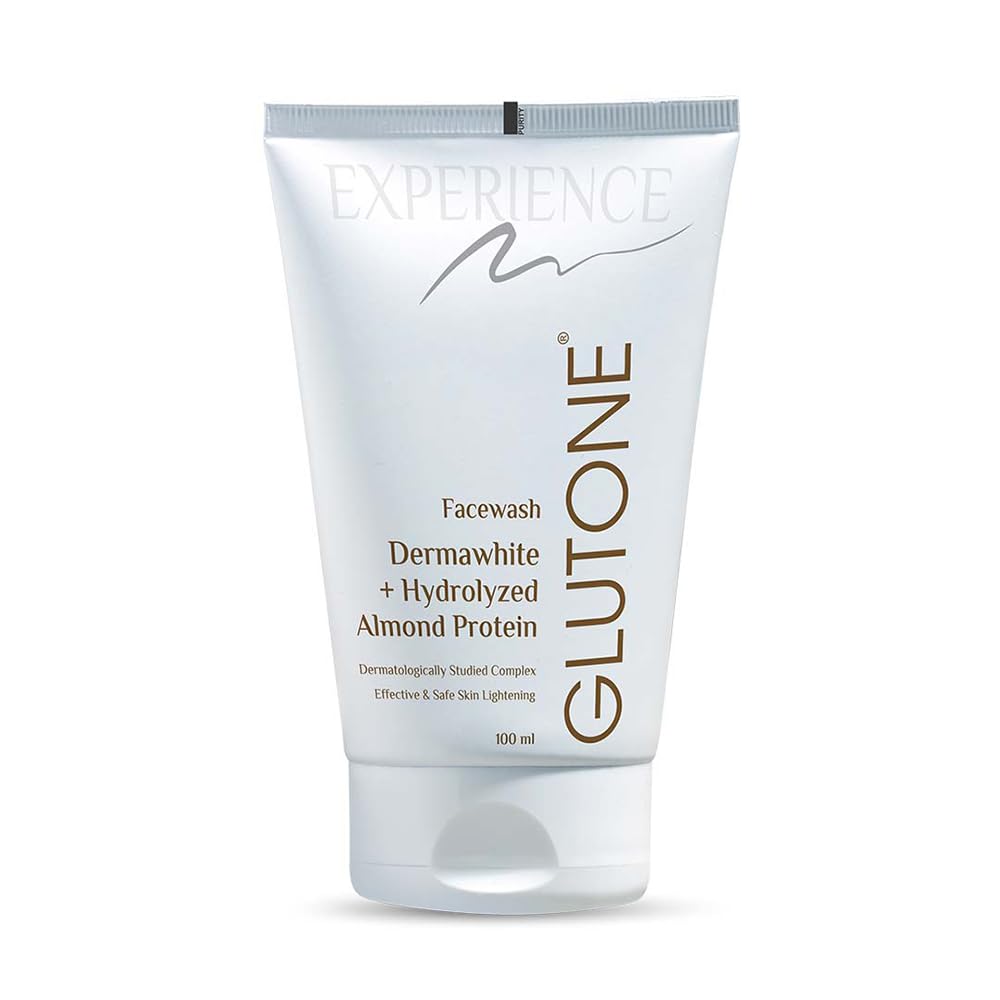 Glutone Face Wash| Glow & Radiance Face Wash| With Saxifrage, Papaya & Guava Extract| Enriched Hydrolyzed Almond Protein| Sugar-Based Formula| 100ml