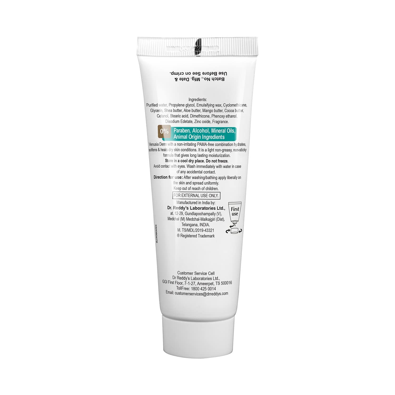 Venusia Derm Moisturizing Cream | Enriched with 4 natural butters, 4D Hyaluronic Acid & Polyglutamic Acid | Clinically Proven to hydrate & soften dry-skin conditions | For Face & Body |No.1 Dermatologist Recommended Brand | 75 g ( Pack of 3 )