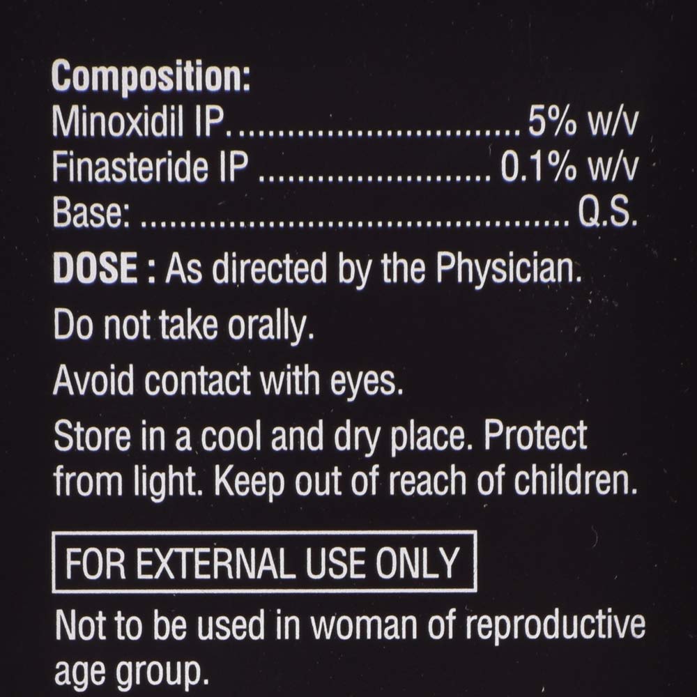 Morr F 5% - Bottle of 60ml Solution with Minoxidil and Finasteride