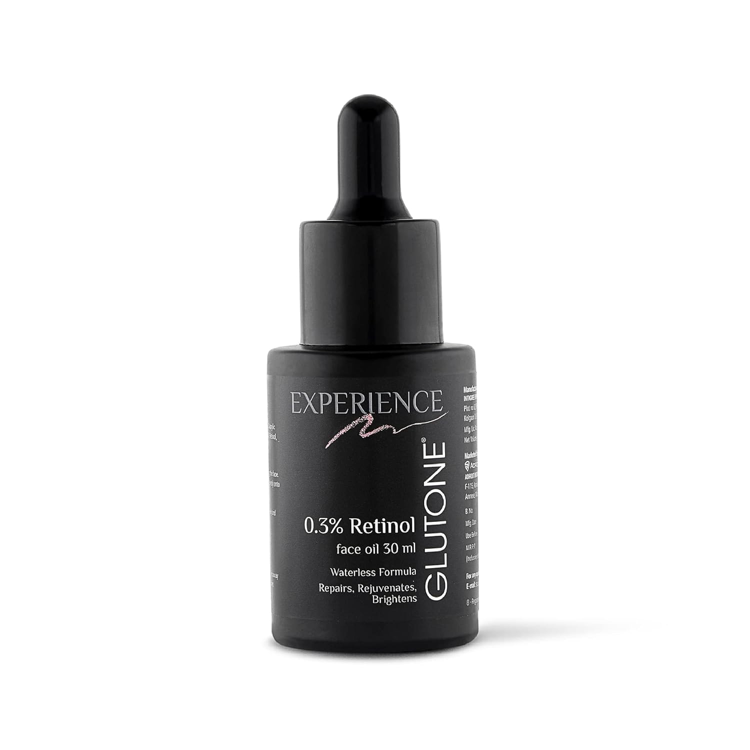Glutone 0.3% Retinol Face Oil with Squalane forDull, Photoaged & Mature Skin | Reduces Fine Lines & Wrinkles | Repairs, Rejuvenates & Brightens |30 ml