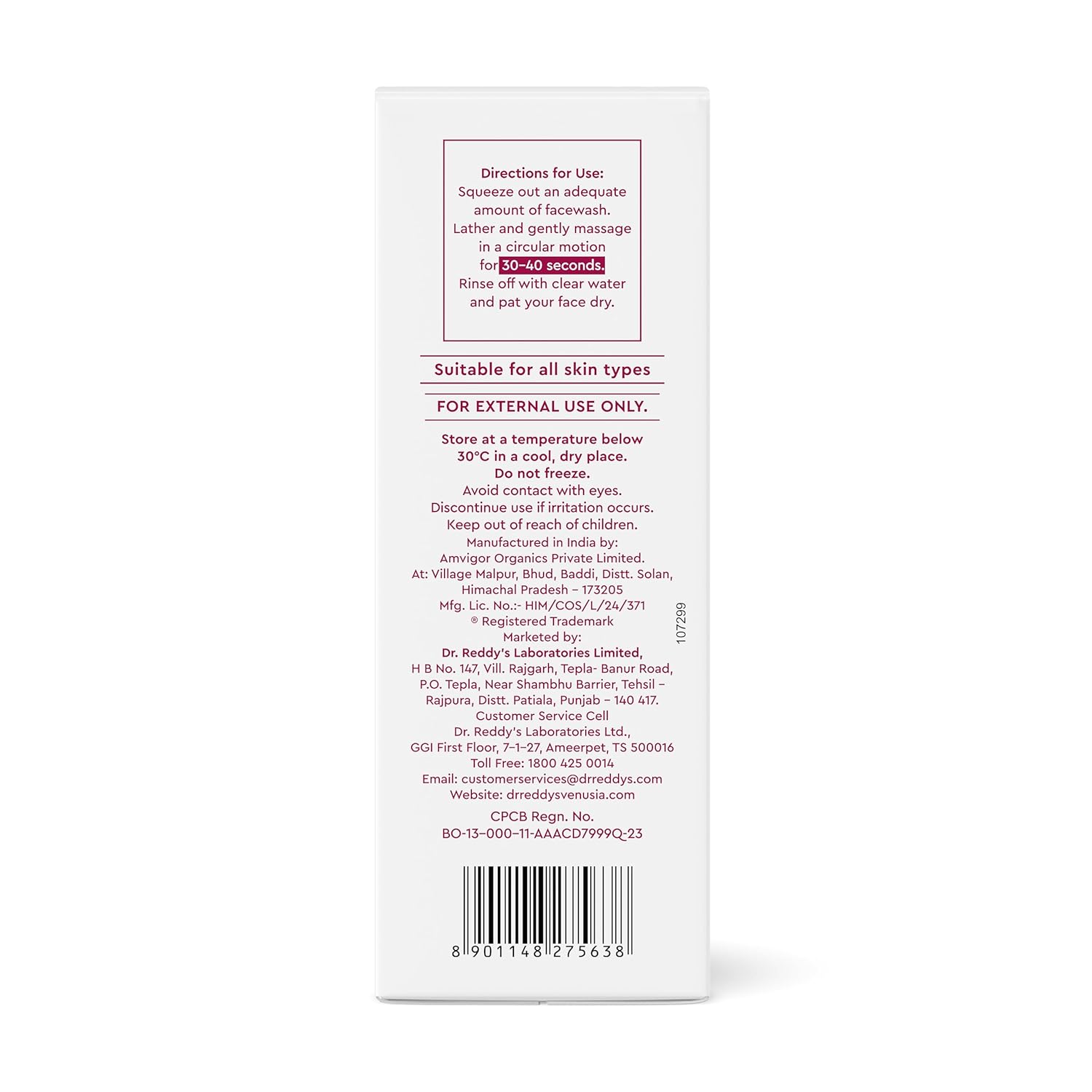 Venusia Glo Facewash | Exfoliating & Brightening Formula | Reduces Dark Spots & Gives Instant Glow from 1st wash | Enriched with Glycolic Acid, Alpha Arbutin, Niacinamide, Vitamin E, Ceramides - Oats - HA complex | All Skin Type | 100g ( Pack of 2 )