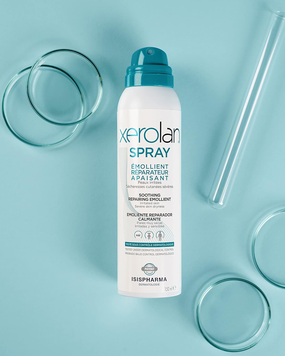 Isispharma - Xerolan Soothing Repair Emollient Spray - High Tolerance Care for Altered Skin Barrier - 150ml