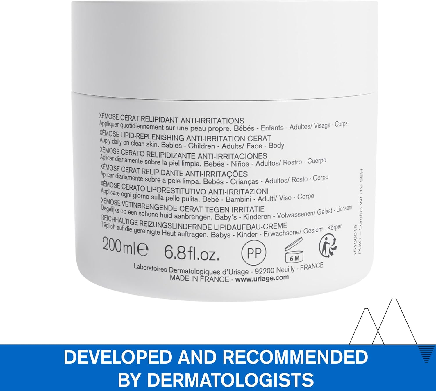 Uriage Xemose Anti-Irritation Relipidating Cerate 200 ml