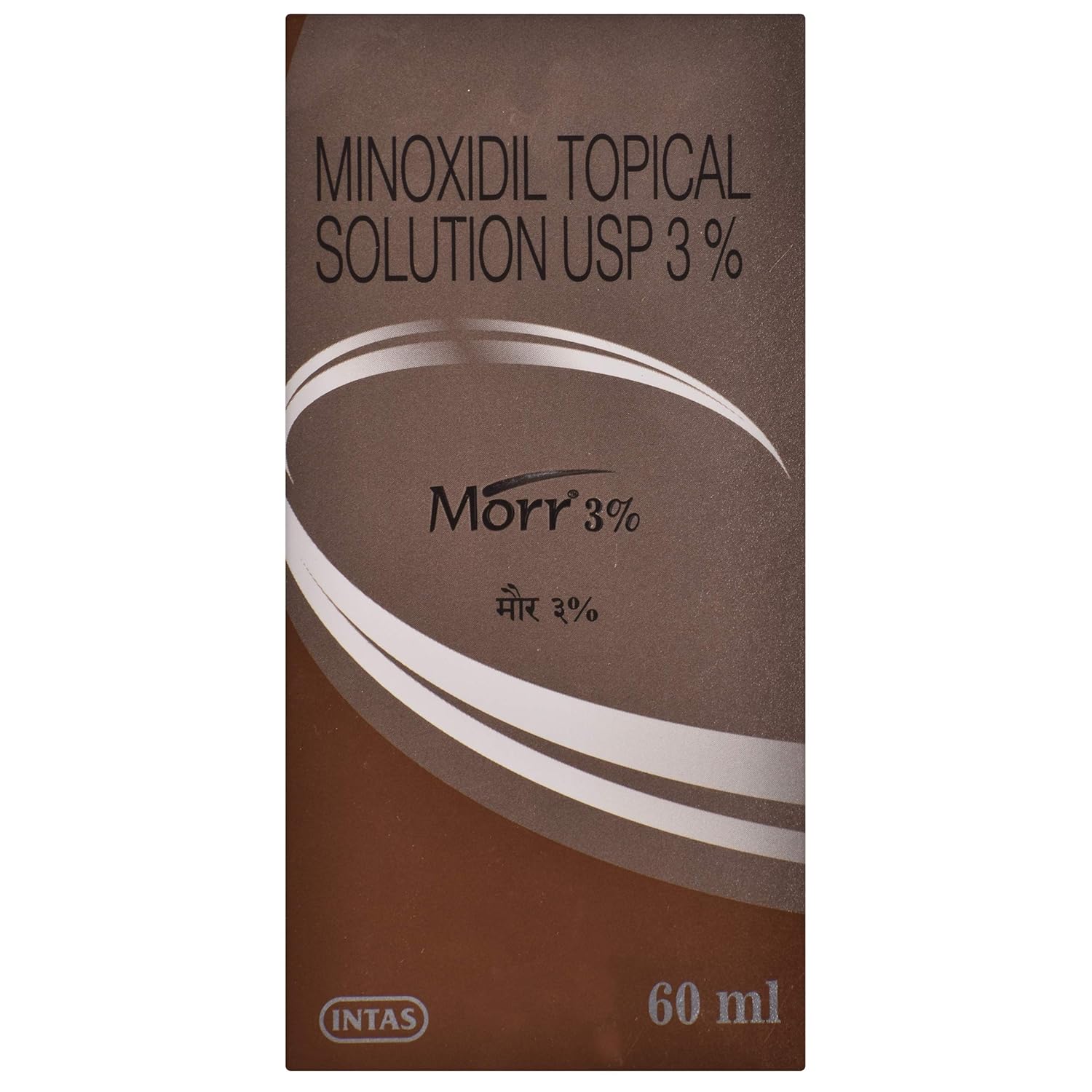 Morr 3% - Bottle of 60 ml Solution with Minoxidil ( Pack of 2 )