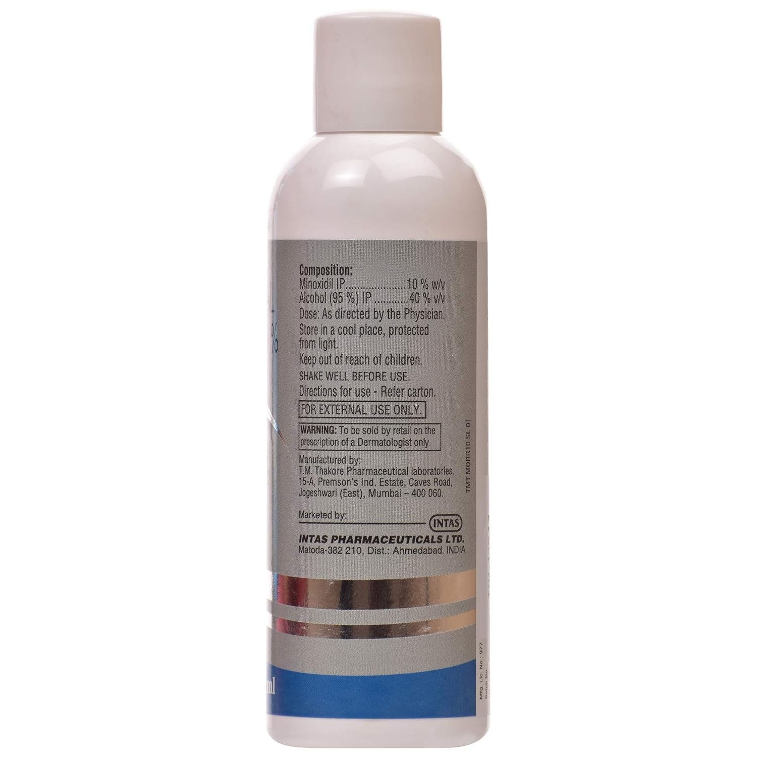 Morr 10% - Bottle of 60 ml Minoxidil Solution