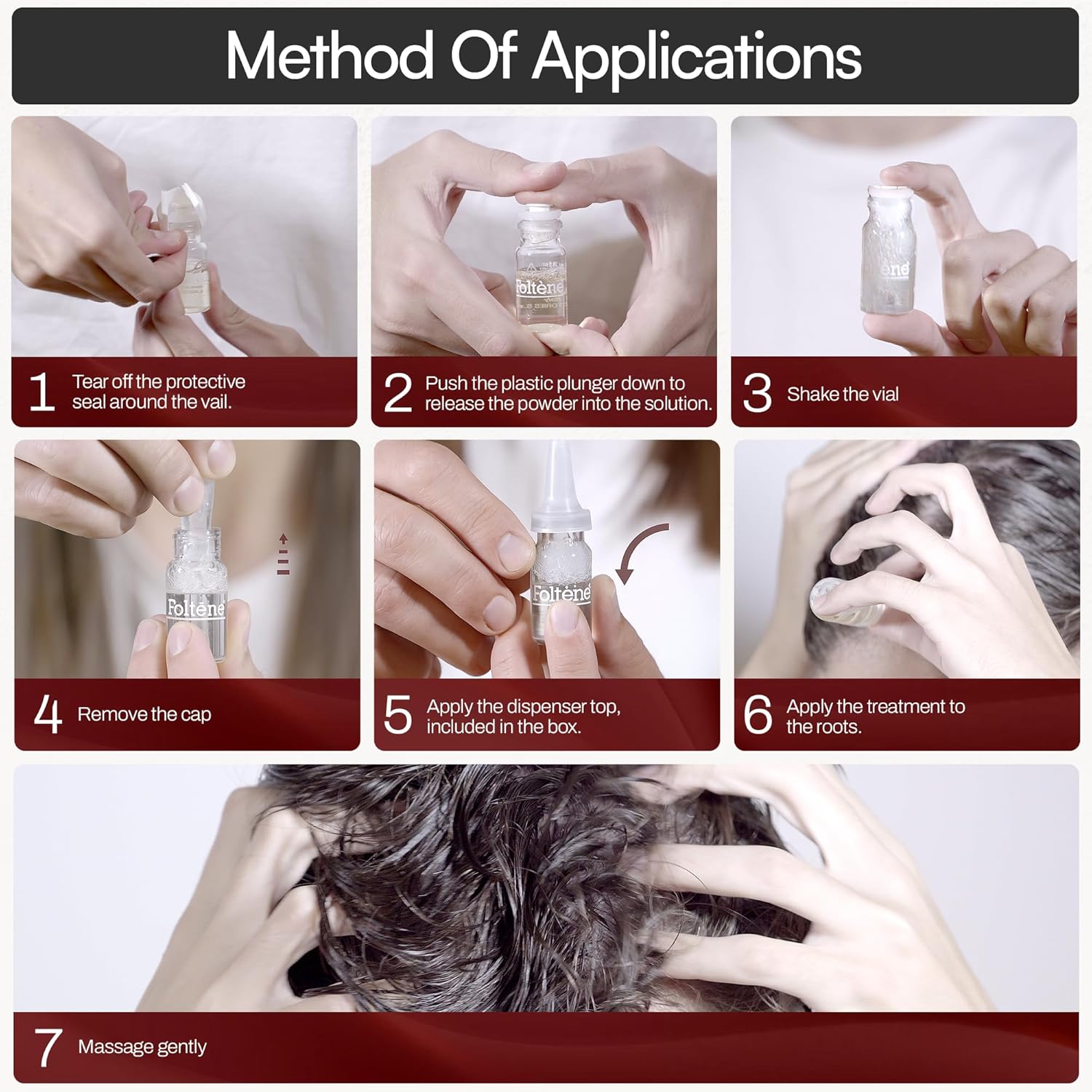 Foltene Hair & Scalp Treatment for Men Anti Hair Loss Formula with Tricalgoxyl & Essential Nutrients Strengthens Roots, Reduces Hair Fall, Promotes Thicker Hair
