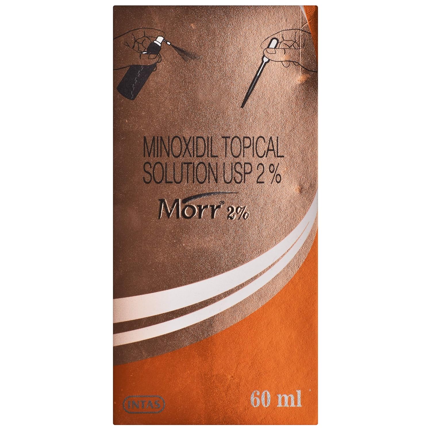 Morr 2% - Bottle of 60ml Solution with Minoxidil ( Pack of 2 )