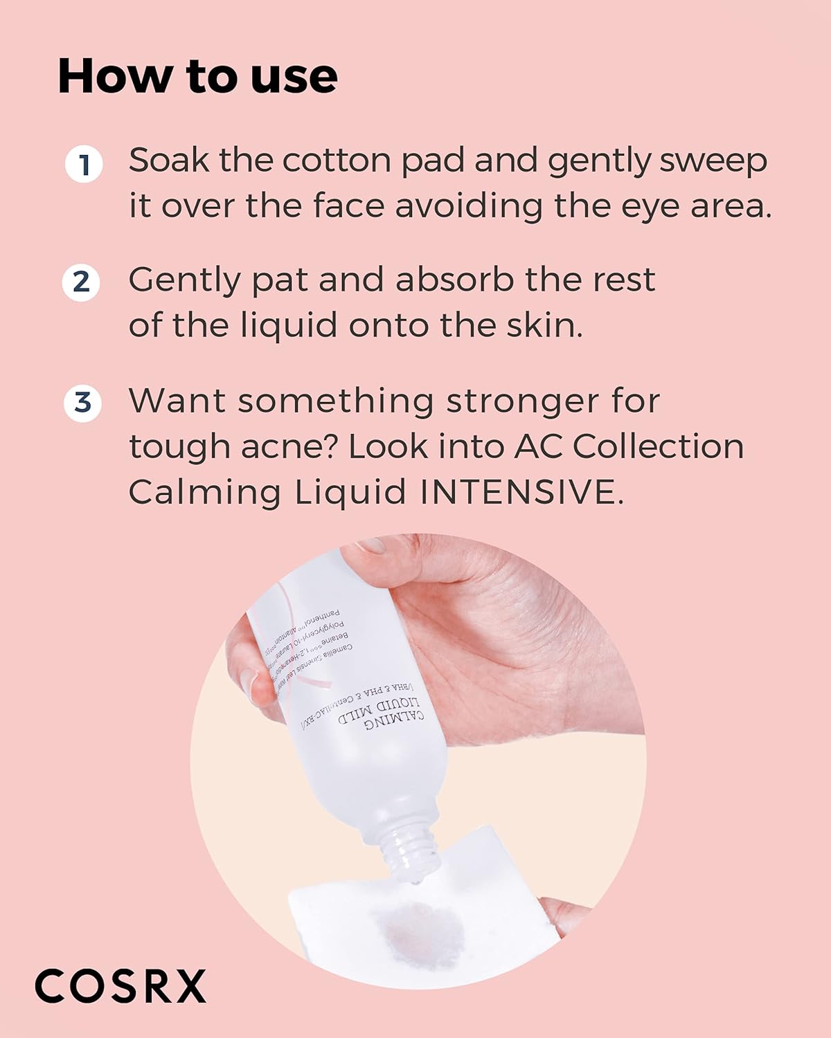 AC Collection Calming Liquid Mild, 4.22 fl.oz / 125ml | Alcohol Free Gentle Toner | Korean Skincare, Animal Testing Free, Paraben Free