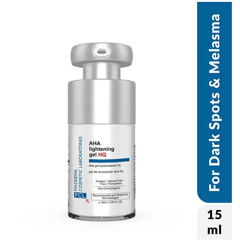 FCL AHA Lightening Gel HQ – Fast-Acting Skin Brightening Solution with Glycolic Acid & Alpha Arbutin
