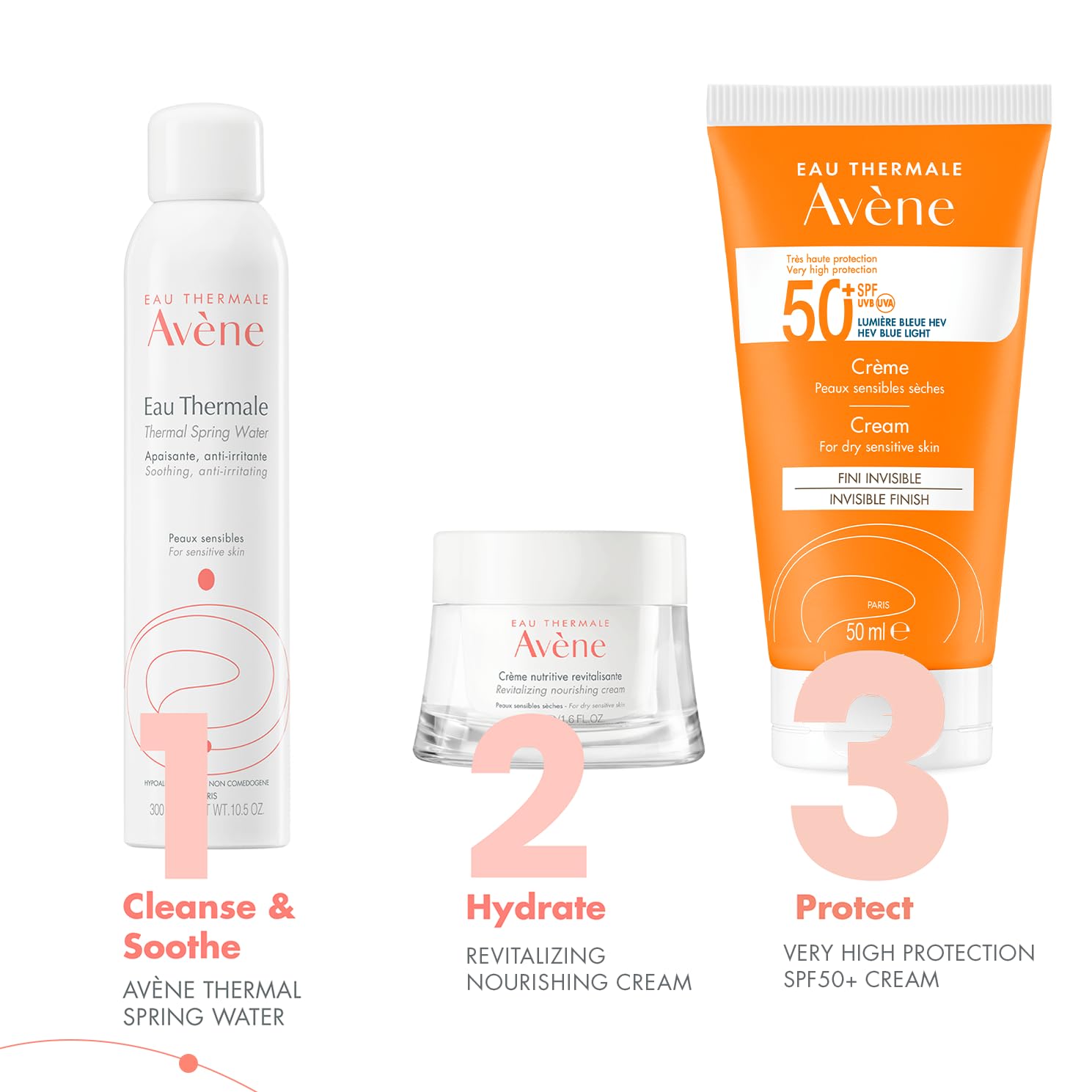 Avene Very High Protection SPF 50 + Sunscreen Cream, 50 ml