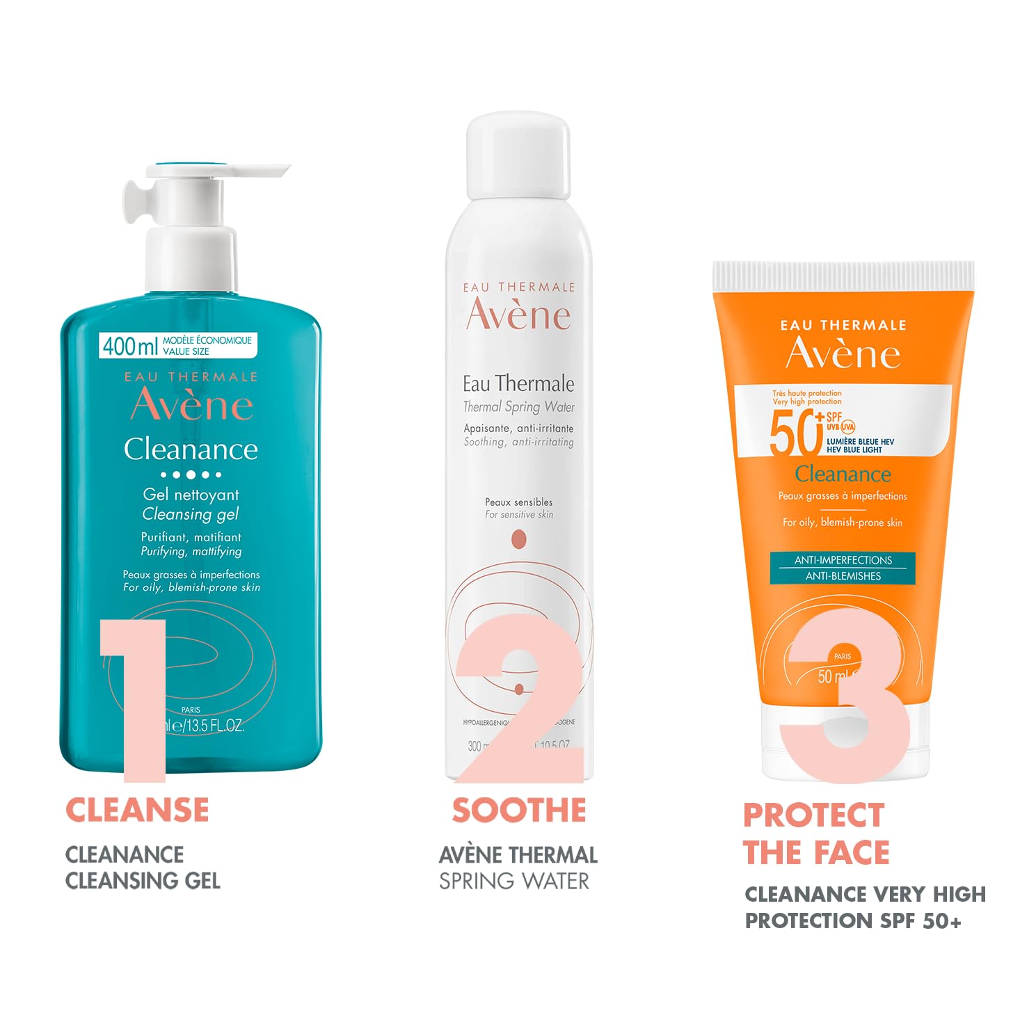 Avene Very High Protection SPF 50 Cleanance Sunscreen, 50 ml