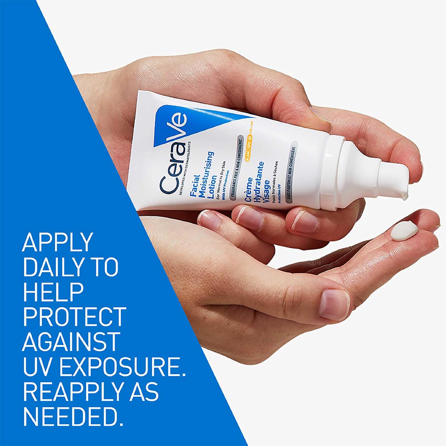 CeraVe AM Facial Moisturizing Lotion For Normal to Dry Skin (52ml) - Broad Spectrum SPF 30  Sunscreen | Non-Comedogenic, Paraben-Free And Fragrance-Free Lotion