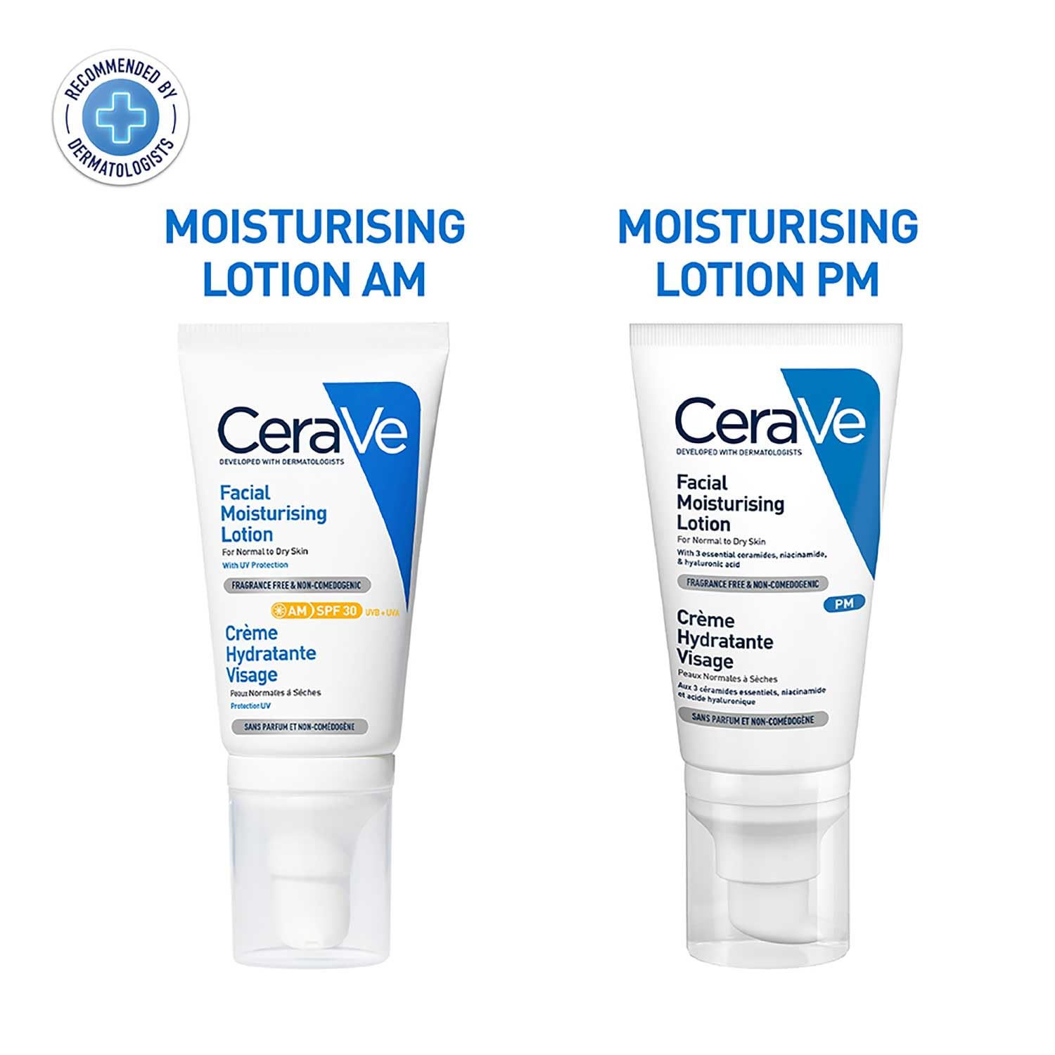 CeraVe AM Facial Moisturizing Lotion For Normal to Dry Skin (52ml) - Broad Spectrum SPF 30  Sunscreen | Non-Comedogenic, Paraben-Free And Fragrance-Free Lotion