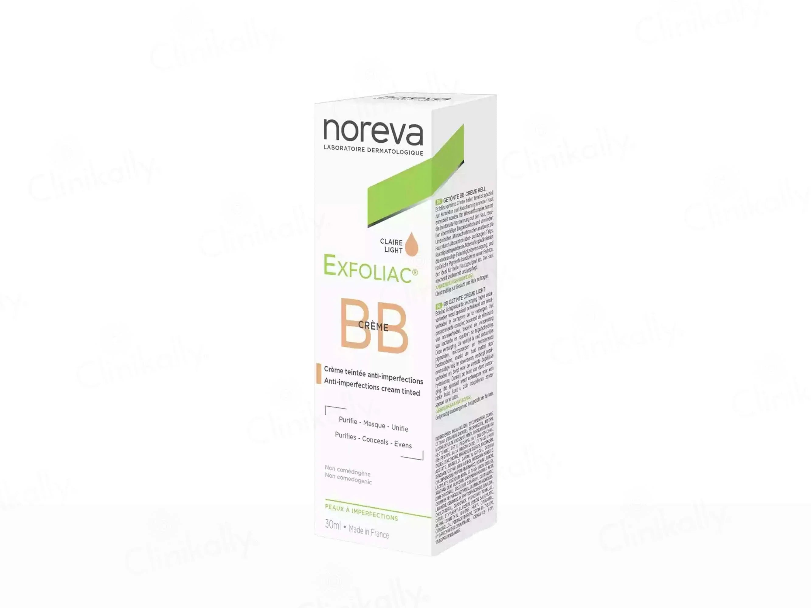 Noreva Exfoliac BB Anti-Imperfections Tinted Cream | 30 ml - Skiynse Dermatologique