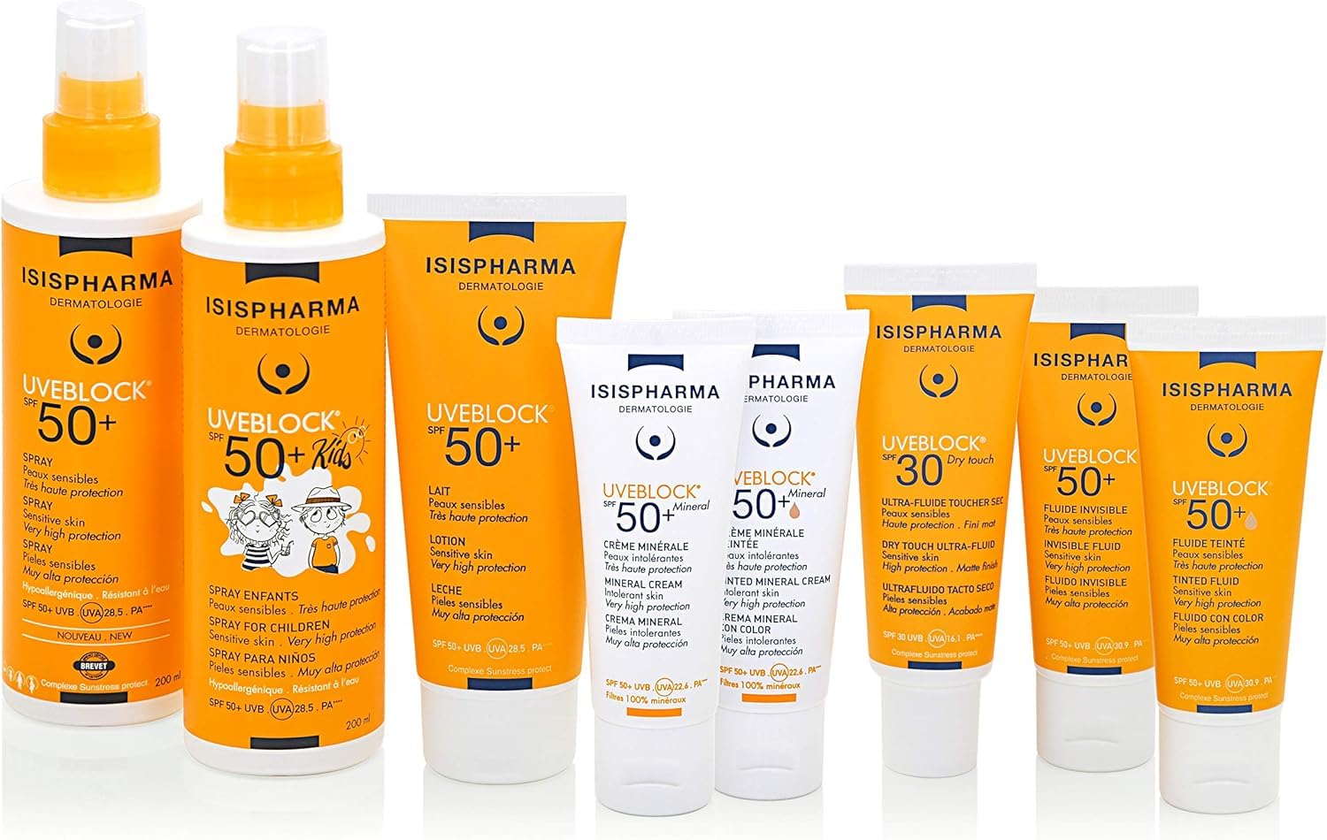 Isispharma UVE Block SPF 50+ Spray for Kids Very High Protection 200 ml – Sun Protection