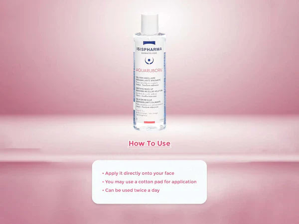 Isispharma Aquaruboril Soothing Make-up Removing Micellar Solution