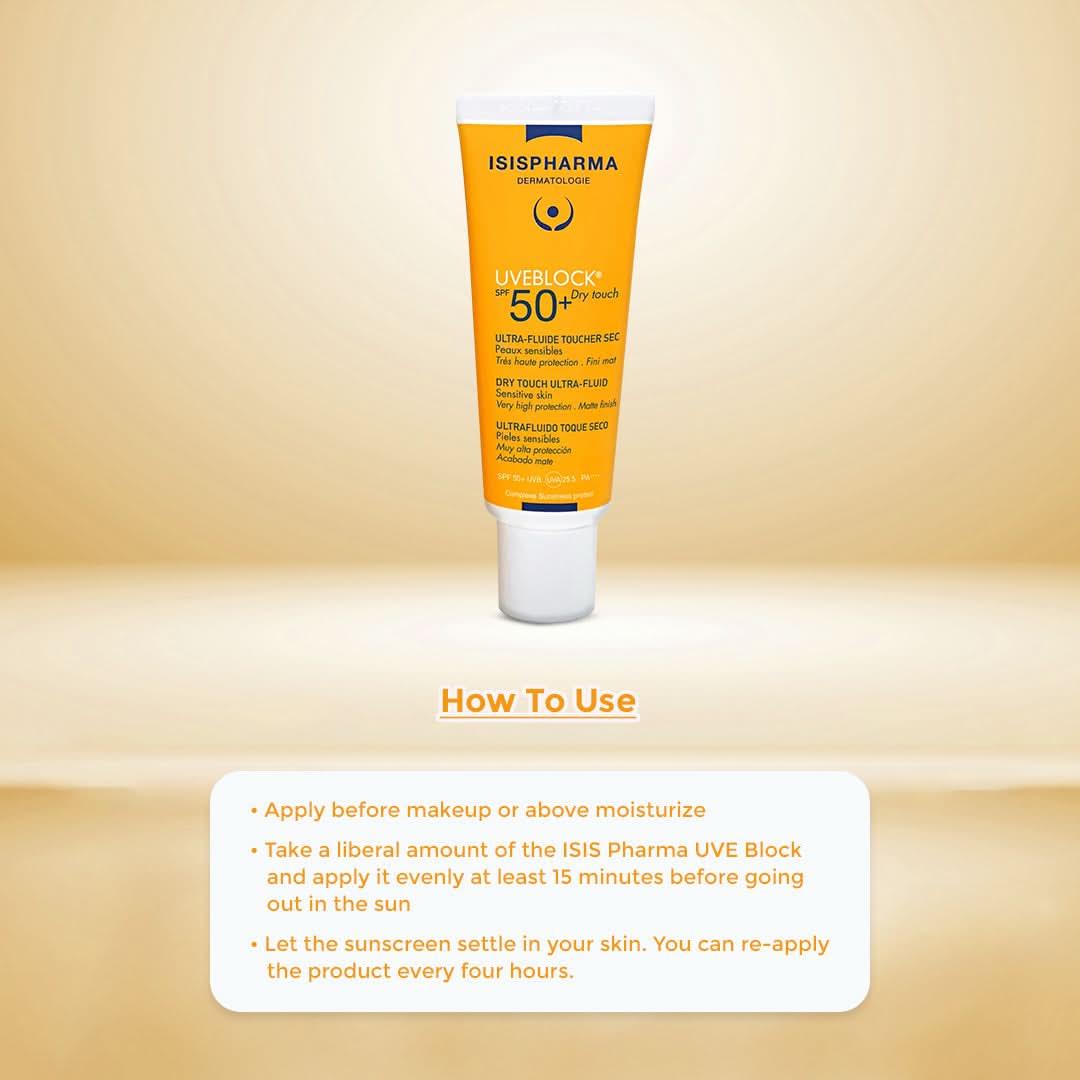 Isispharma UVE Block SPF 50+ Dry Touch Ultra-Fluid, 40ml