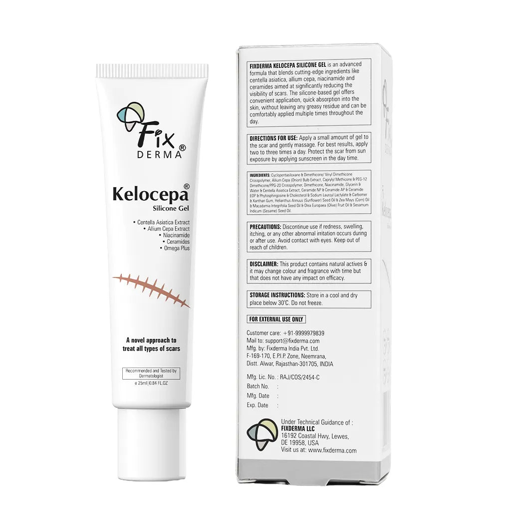 Kelocepa Silicone Gel, 25 ml | Treats and Heals All Types of Scars