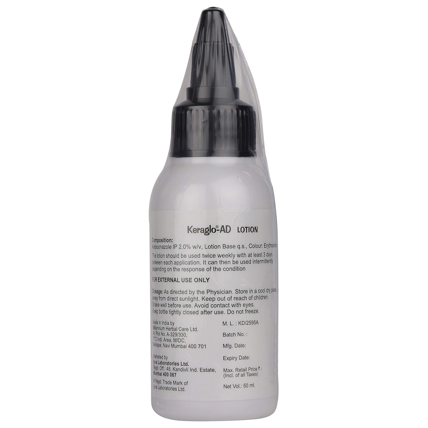 Keraglo-AD Lotion, 50ml Lotion with Ketoconazole