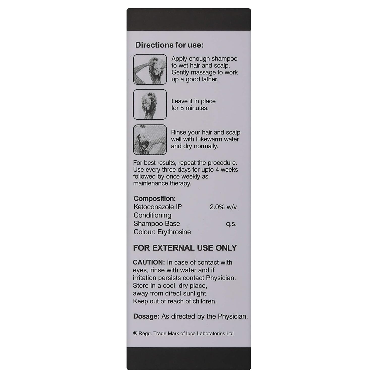 Keraglo-AD Shampoo, 75ml , Anti-Dandruff Shampoo with Ketoconazole