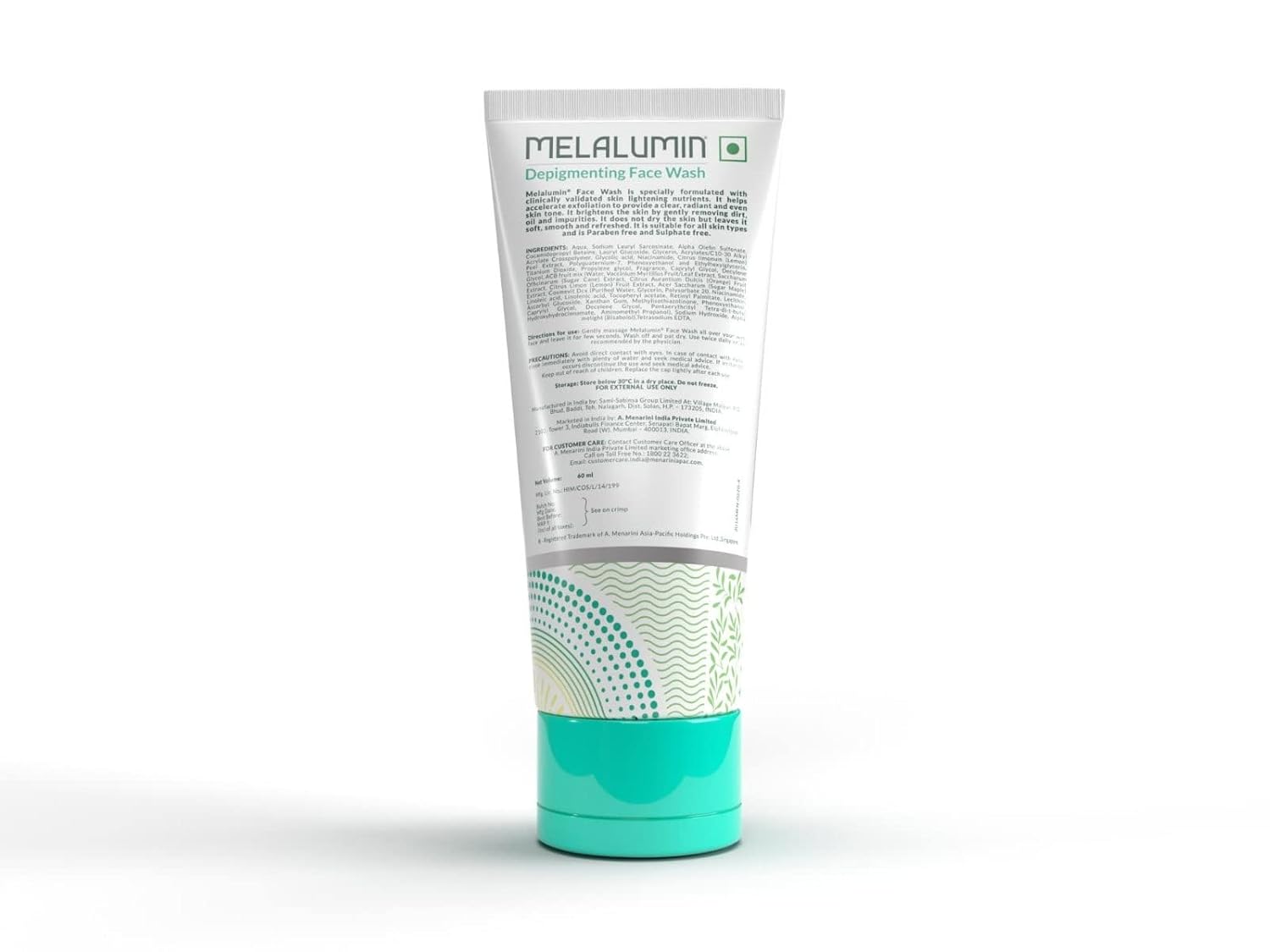 Melalumin Depigmenting Face Wash, 60 ml