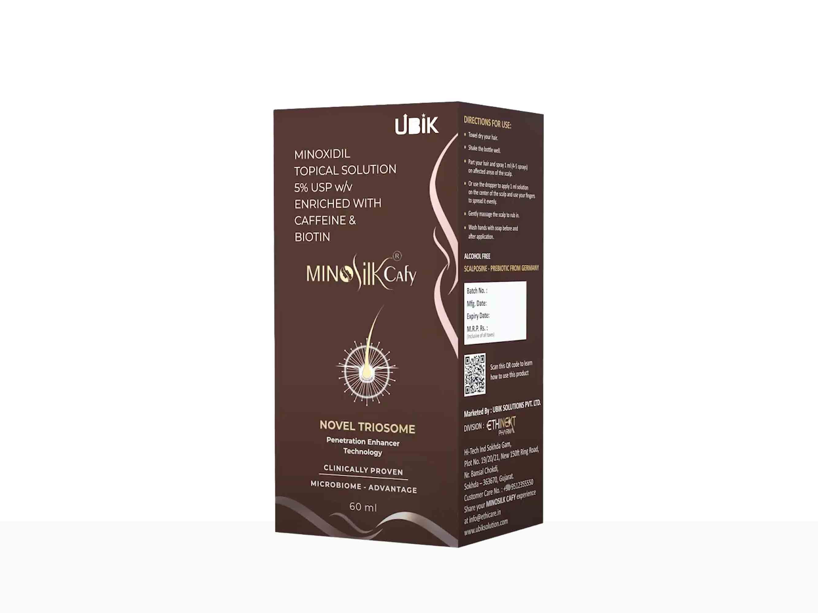 Minosilk Cafy Topical Solution | 60 ml - Skiynse Dermatologique