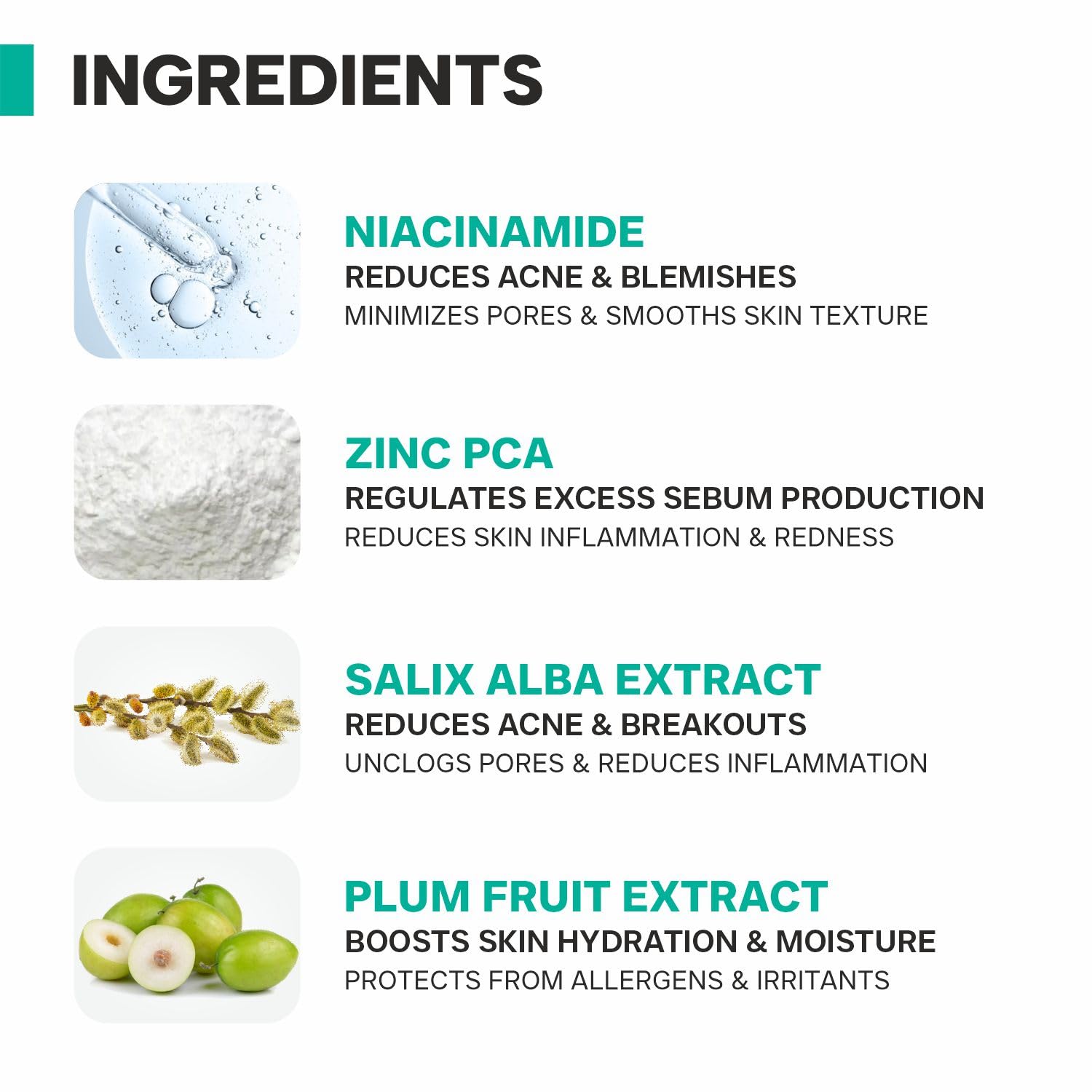 DERMATOUCH 10% Niacinamide Serum for Acne & Blemishes| Oil Balancing with Zinc PCA | For Acne Prone skin
