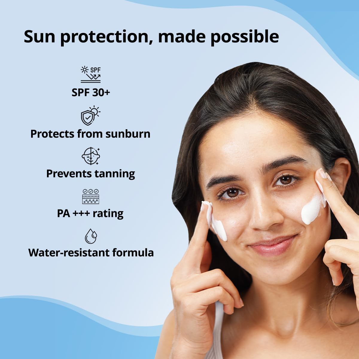 Rivela Gel SPF30+ Sunscreen Gel | Non-Sticky Finish | For Normal To Oily Skin | 60g