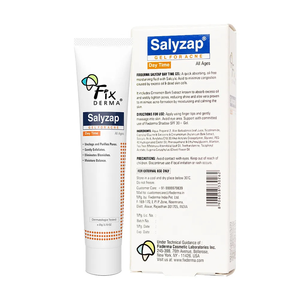 Salyzap Day Time Gel, 20g | A Step-Ahead Formulation for Acne-Prone Skin
