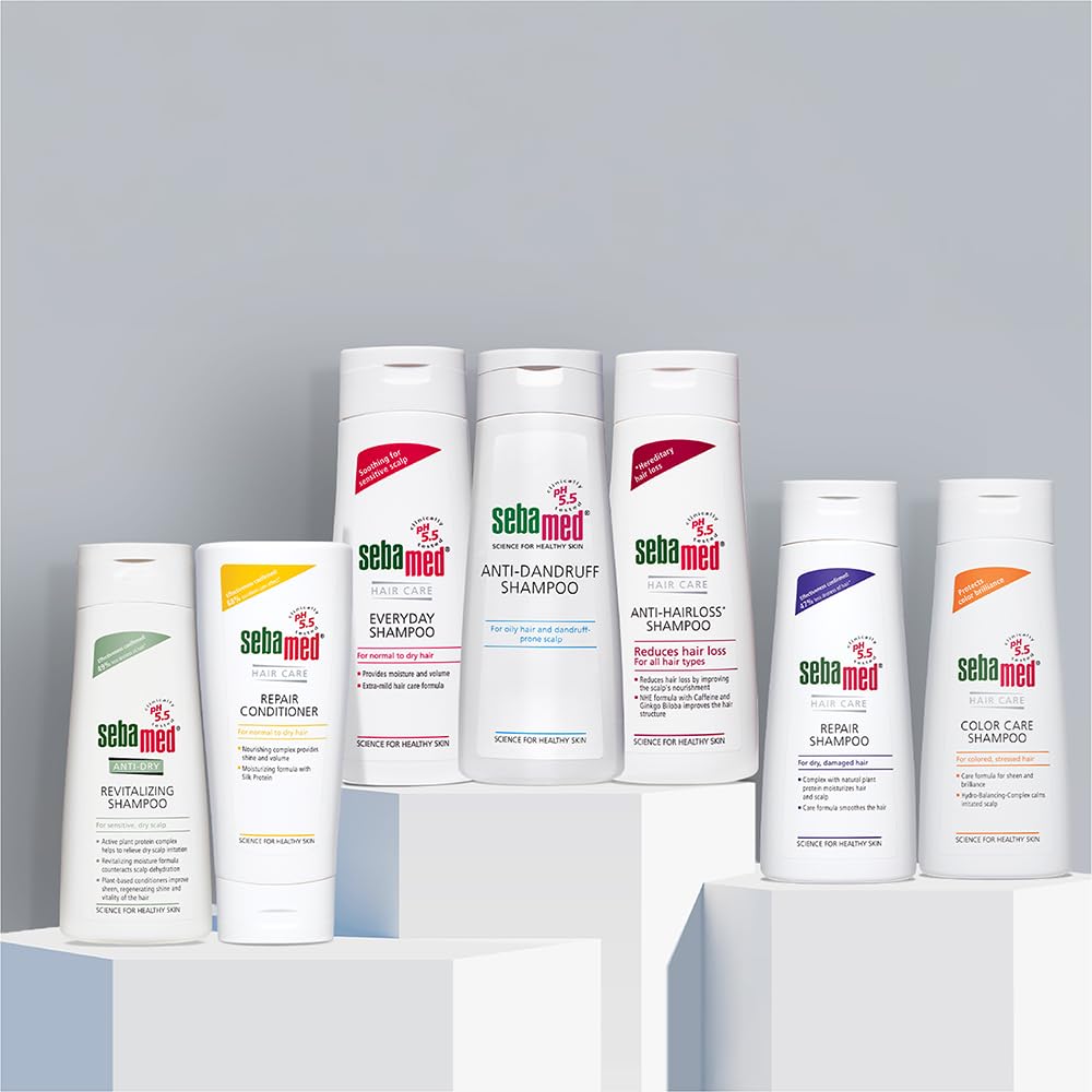 Sebamed Anti Dandruff Shampoo 200 ml | pH 5.5 | Reduces dandruff, scalp itching and irritation | Piroctone Olamine | Phthalates, SLS, Toxin and Parabens free | 50% dandruff reduction in 2 weeks