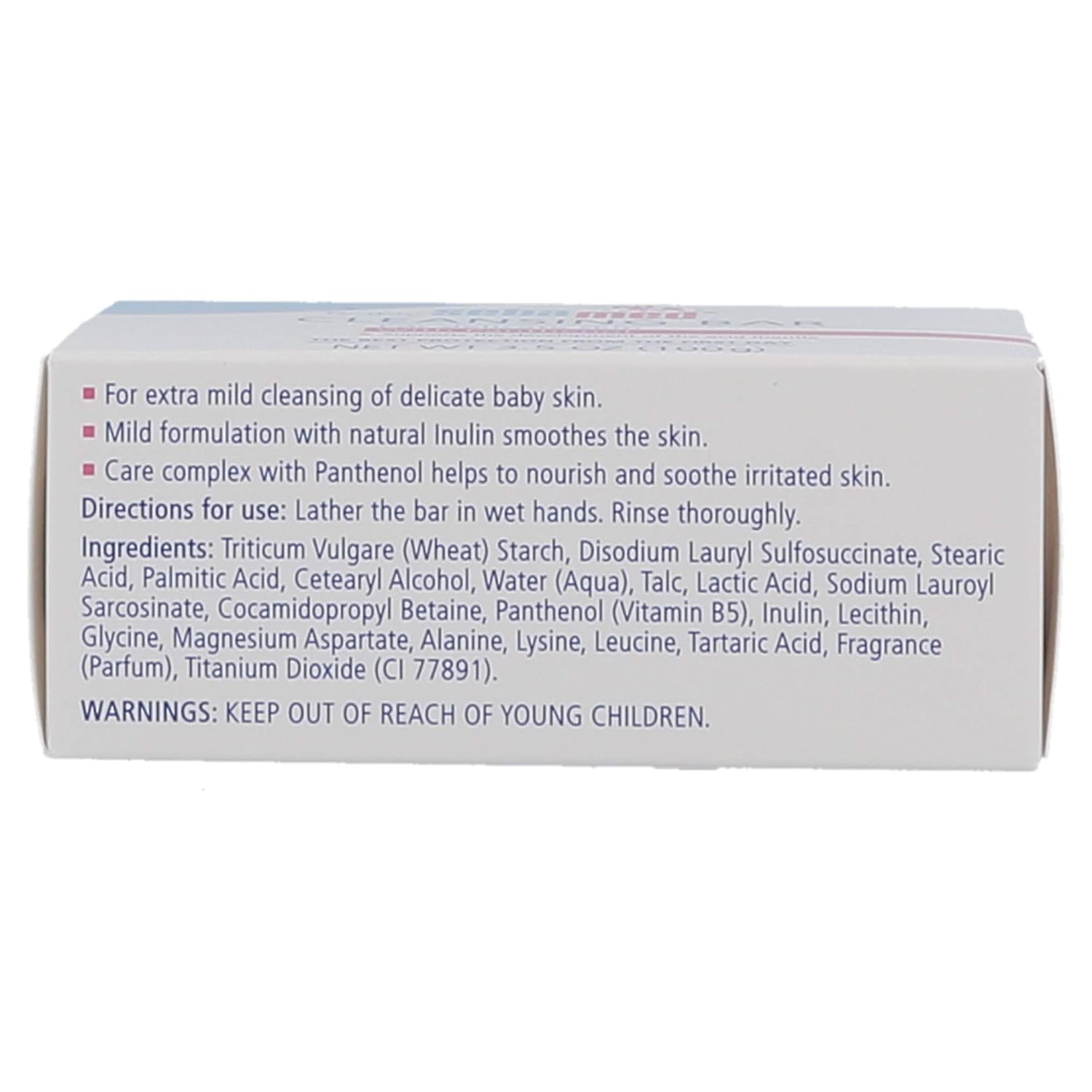 Sebamed Baby Cleansing Bar| pH 5.5 | Newborn bathing| Soap Free| Tear Free Formula