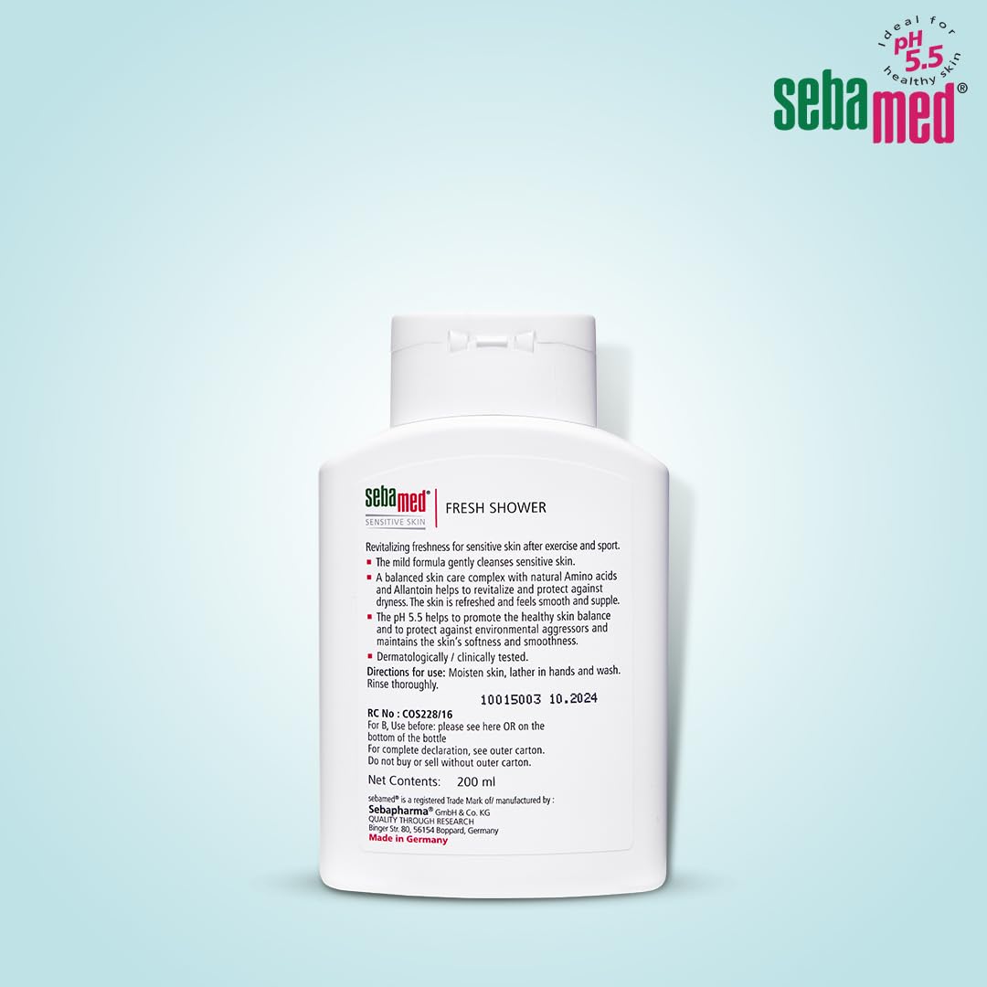 Sebamed Sensitive Skin Fresh Shower, 200 ml