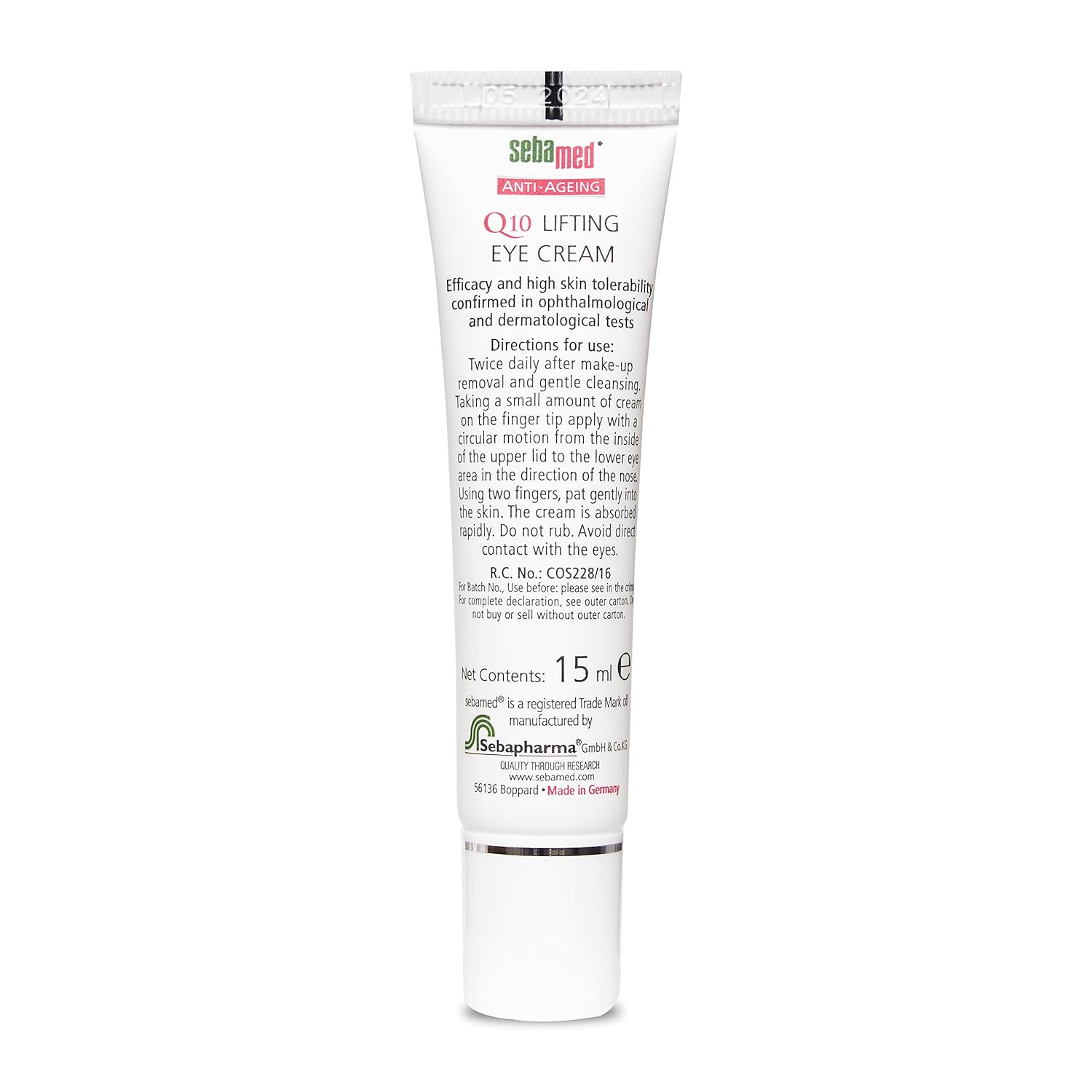 Sebamed Anti Aging Q10 Lifting - Tube of 15 ml Eye Cream