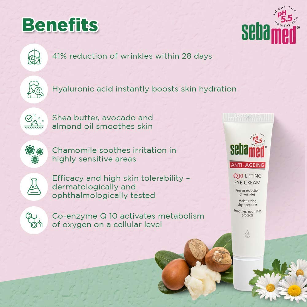 Sebamed Anti Aging Q10 Lifting - Tube of 15 ml Eye Cream
