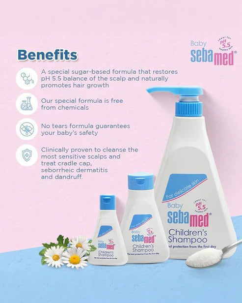 Sebamed Baby Shampoo|pH 5.5| Ideal for Newborn’s delicate scalp| No Tears Formula