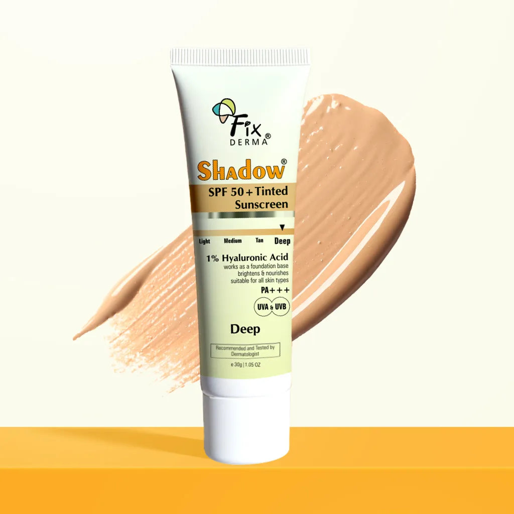 Shadow Tinted Sunscreen, 30g  For Face SPF 50 PA+++
