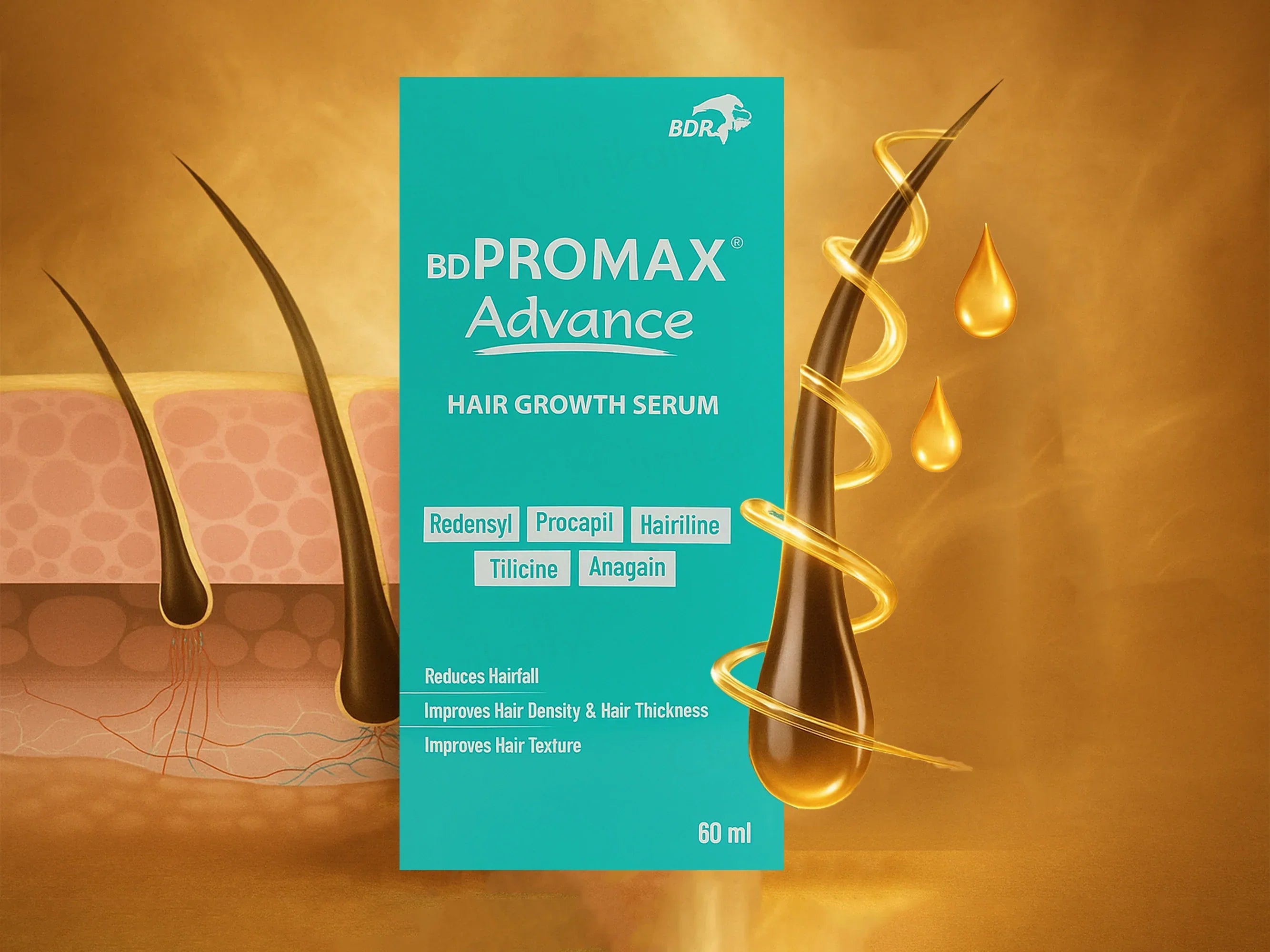 Bdpromax Advance Hair Growth Serum | 60 ml