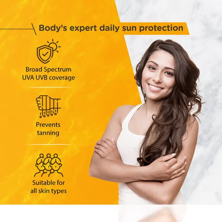 UV Doux Sunscreen Lotion with SPF 30 | Oil Free Formula | Sweat & Water Resistant | Lightweight, Non-Greasy and Non-Comedogenic | For All Skin Types, 50ml
