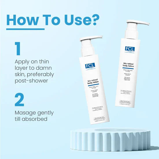FCL Bio Retinol Body Lotion, 200 ml | Anti ageing Body Lotion
