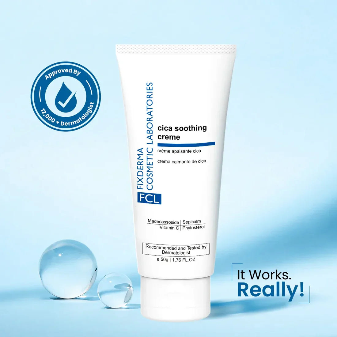 FCL Cica Soothing Creme, 50g | Soothes Irritated Skin